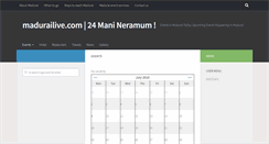 Desktop Screenshot of madurailive.com