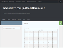 Tablet Screenshot of madurailive.com